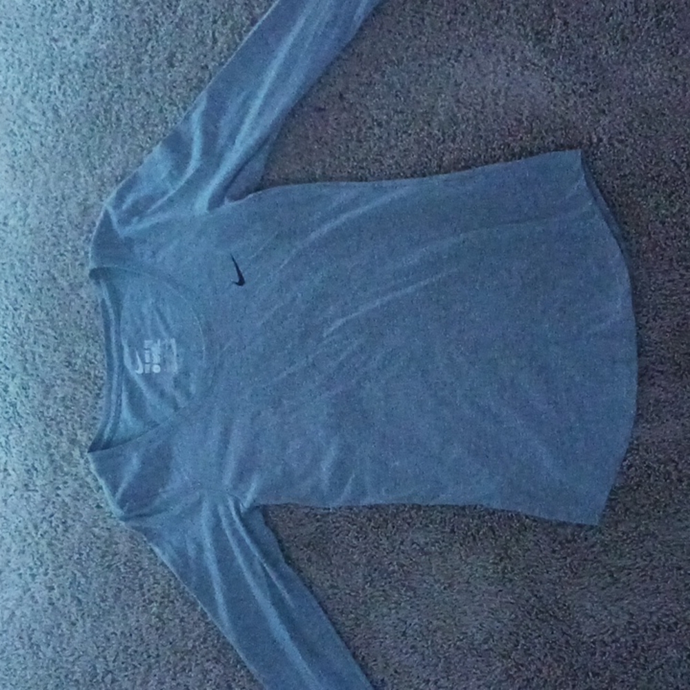 Grey Nike shirt